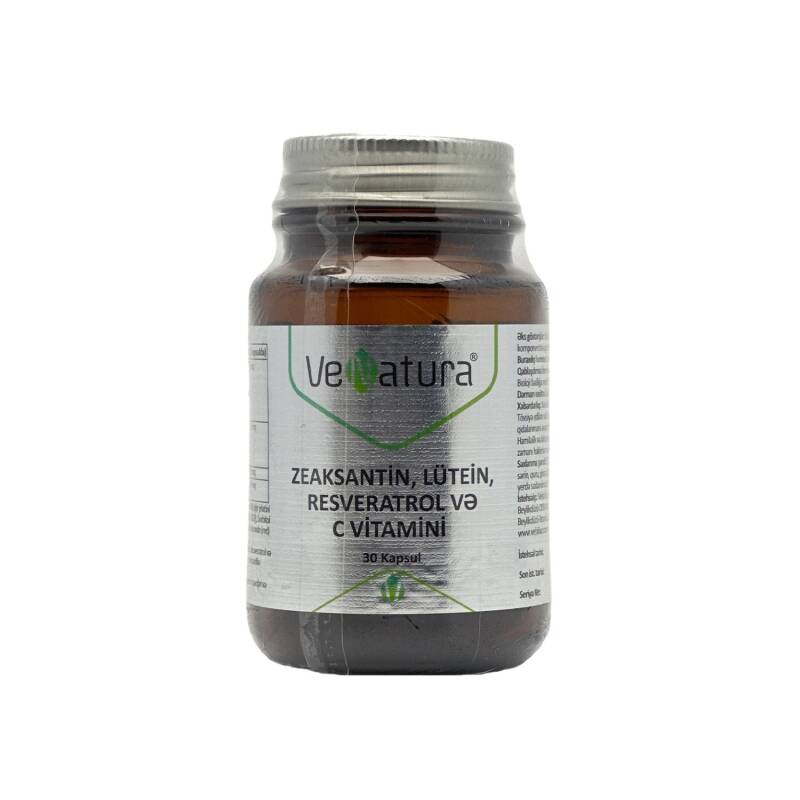 Venatura Zeaksantin Lutein Resveratrol Vitamin C N30 — goz ucun vitaminler lutein zeaksantin